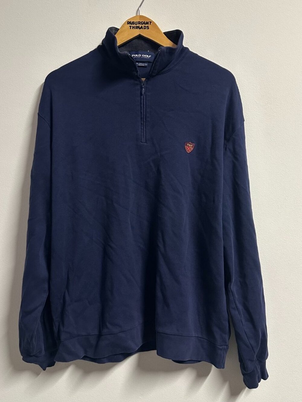 Polo Ralph Lauren Golf Quarter 1/4 Zip Sweatshirt Men's Pullover Blue XL